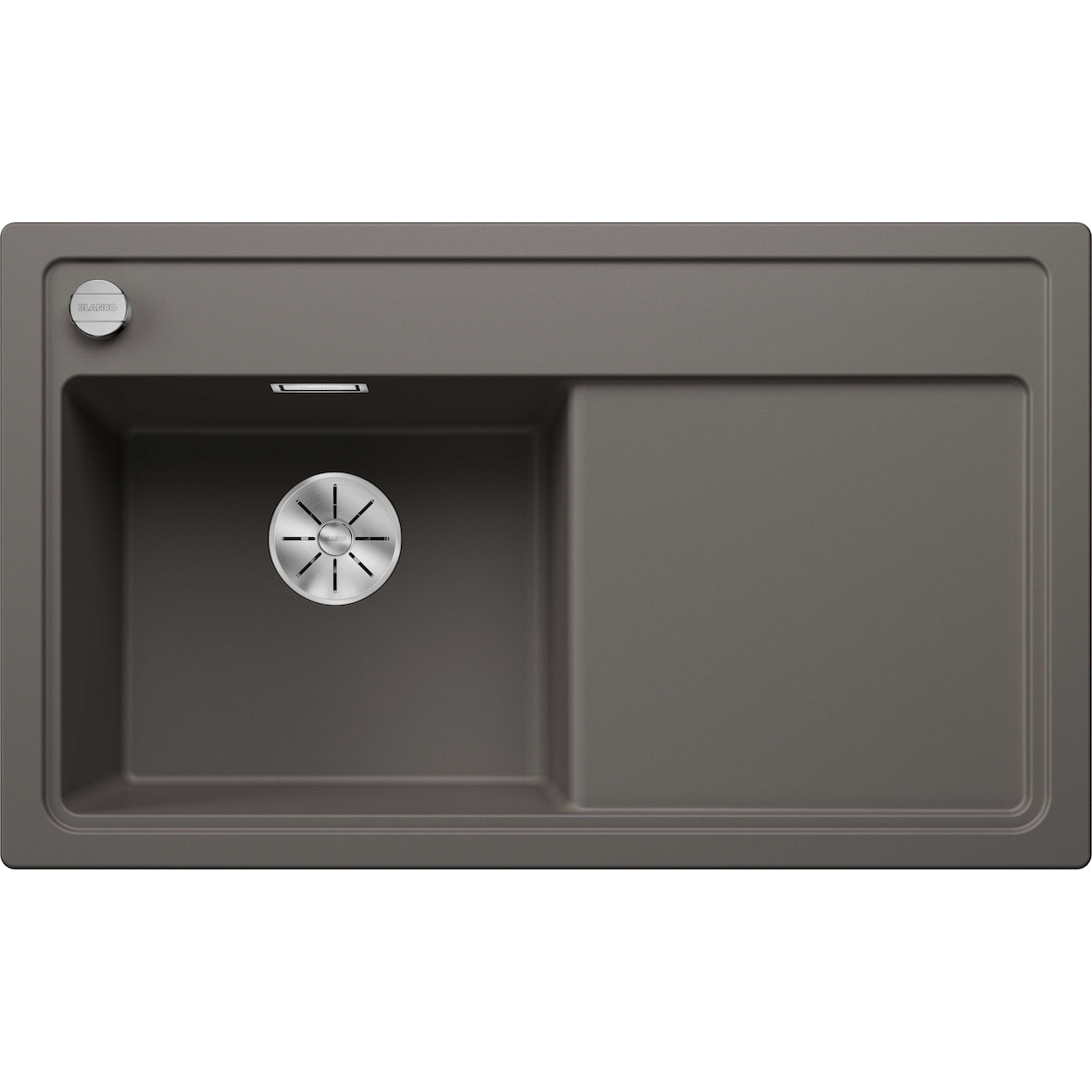 BLANCO ZENAR 45 S Einbauspüle SILGRANIT vulkangrau ab 45 cm Excenter