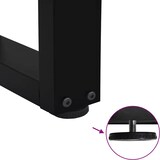 thumbnail of vidaXL Couchtischbeine V-Form 2 Stück Schwarz 28x(42-43,3) cm Stahl