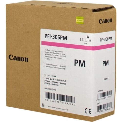 Canon Original PFI-306PM Druckerpatrone - magenta hell 330ml
