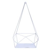 thumbnail of Wandregal HWC-K79, Hängeregal Dekoregal Küchenregal Regal, Metall 44x23x11cm ~ weiß