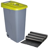 thumbnail of WellHome - Contenedor de Basura Abierto 110L con 30 Bolsas de basura, Color Amarillo