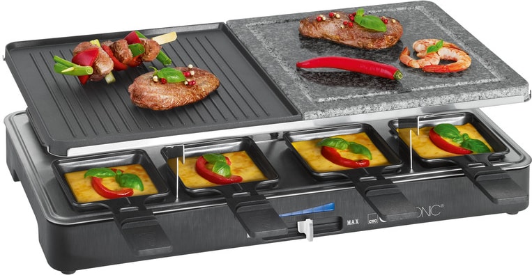 Clatronic RG 3518 - Raclette-Grill com Pedra