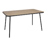 thumbnail of Bolero Santorini Rechteckiger Tisch in Holzoptik, 1400 mm