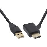 thumbnail of InLine® HDMI Adapter Stecker/Buchse mit USB-Power Einspeisung, 0,5m