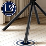 thumbnail of Lote de 2 sillas de tela Tipton Azul