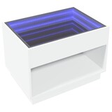 thumbnail of vidaXL Couchtisch mit Infinity-LED Weiß 70x50x50 cm