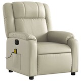 thumbnail of vidaXL Massagesessel Elektrisch Creme Kunstleder