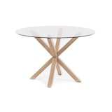 thumbnail of Mesa Redonda de Cristal Templado 120cm. Comedor o Cocina Cambria