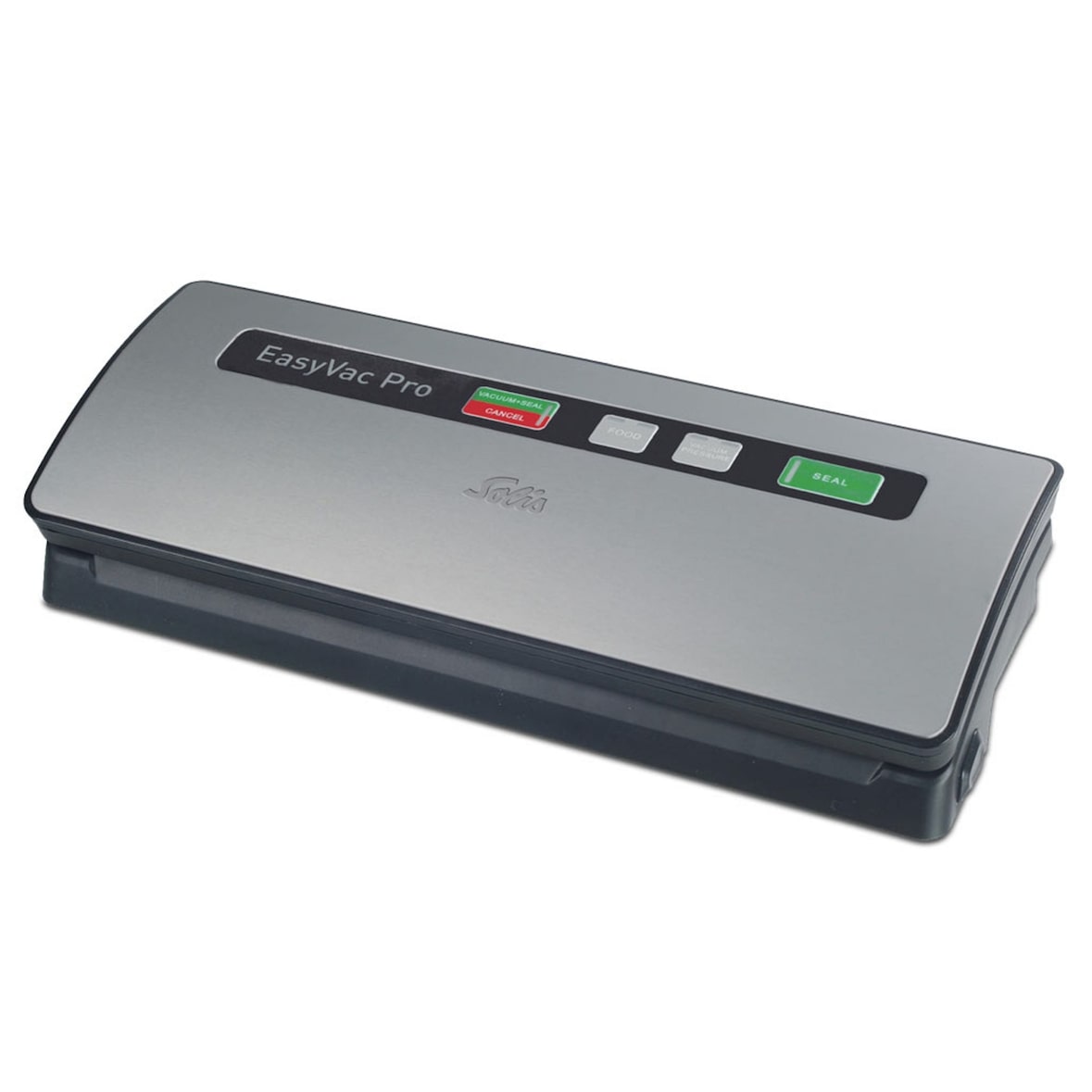 Solis Vakuumiergerät, 120 Watt, 0.8 Bar Druck, Vakuumschlauch, inkl. 18 Beutel