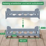 thumbnail of ARTECSIS Weinregal stapelbar Kunststoff für 72 Flaschen, stabiles Flaschenregal für Gastronomie und Lagerraum, erweiterbare Weinlagerung, Beton grau