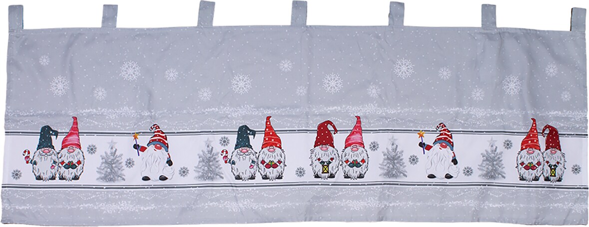 X-Mas Gardine Scheibengardine beleuchtet Fenstergardine LED 45x120cm
