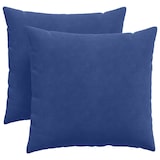 thumbnail of vidaXL Sofakissen 2 pcs Polizeiblau 45 x 45 cm Cordstoff