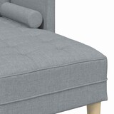thumbnail of vidaXL Sofa Set mit Kissen Hellgrau Polyester