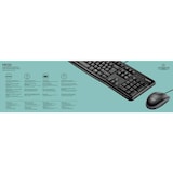 thumbnail of Logitech MK120 USB Tastatur, Maus-Set Spritzwassergeschützt US-International, QWERTY Schwarz