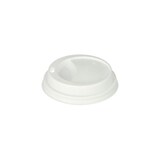 thumbnail of 1000 Dom-Deckel, PS `To Go` rund Ø 8 cm · 2 cm weiss