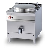 thumbnail of Brasiera gas pentola diretta autoclave con vasca inox 100 LT. Struttura in acciaio Inox. Misure 80x90 h 90 cm. Modello PDA100-98G