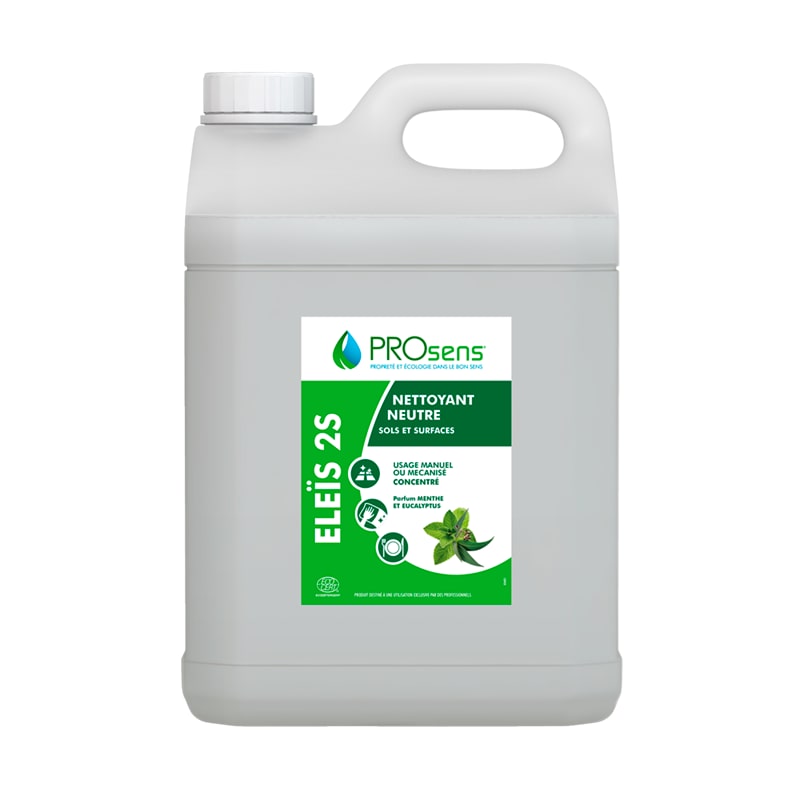 ELEIS 2S sols et surfaces Ecocert concentré menthe 5L