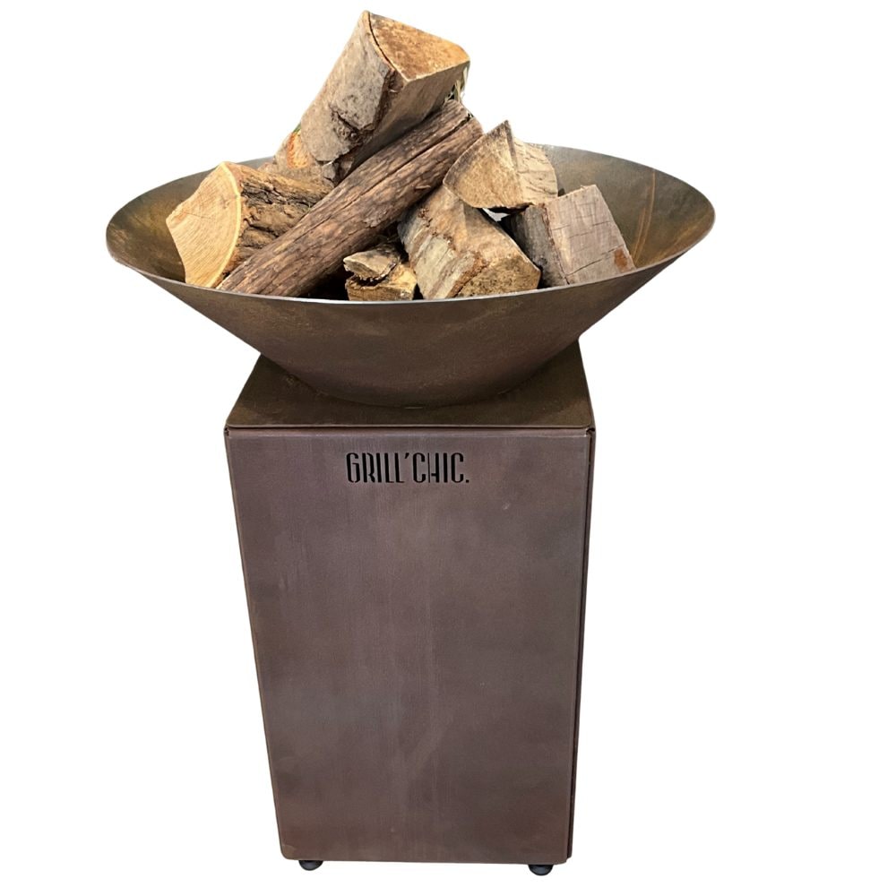 Ciotola da fuoco Corten Auvergnat Normale Rotonda 62 Ciotola Singola