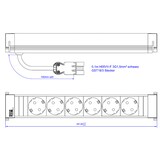 thumbnail of BACHMANN POWER FRAME 6xCEE7/3, GST18, 0,5 m