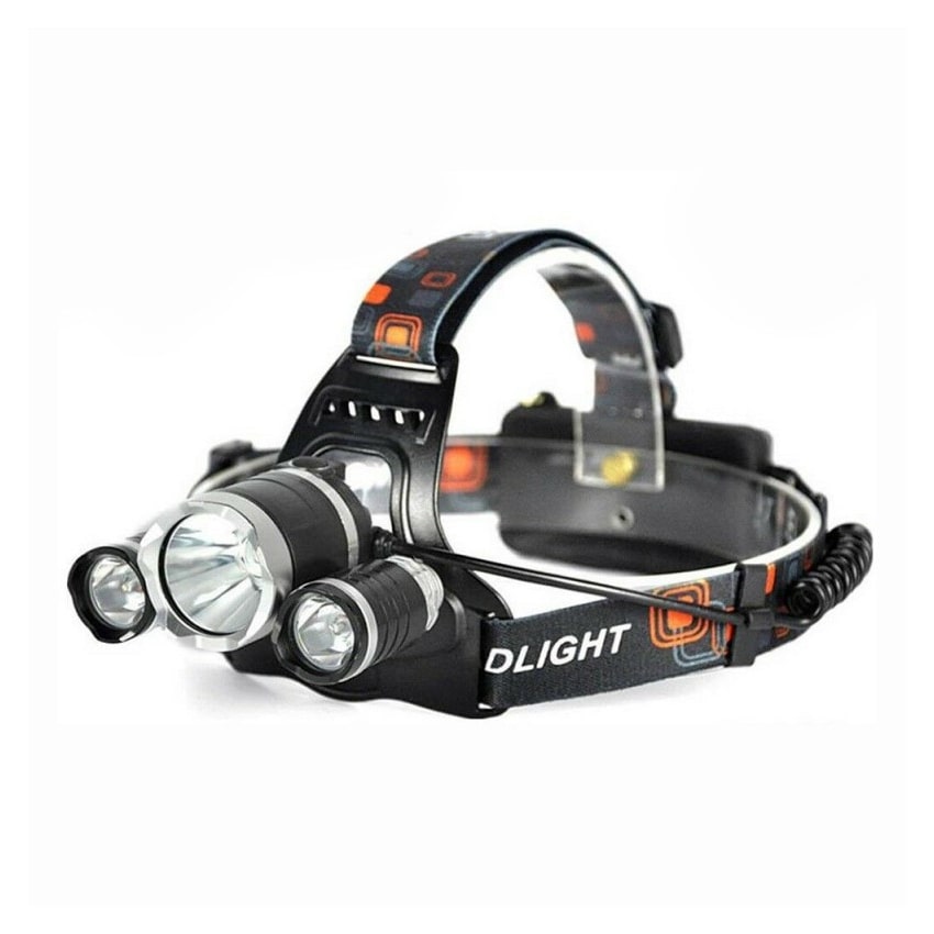 Linterna frontal recargable de cabeza OUTDOOR 10000LM 3x XM-L XML T6 Headlamp