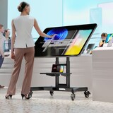 thumbnail of ONKRON Carrello TV Mobile Altezza Regolabile per Schermi 32-70", fino a 45 kg, VESA max 600x400, con Ruote e Inclinabile TS1350-B Nero