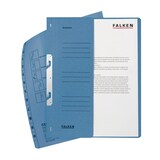 thumbnail of Falken 80003999 50x Einhakhefter für DIN A4, 250g/m2 Manila-RC-Krt., 1/2 Vorderd., kaufm. Heftung - Blau