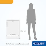 thumbnail of Exquisit Gefrierschrank GS80-HE-040E weiss | 91 l Nutzinhalt | Weiß