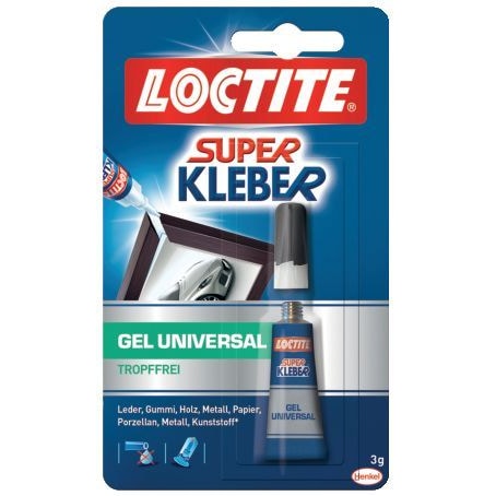 LOCTITE Superkleber Gel, 3 g Tube