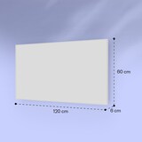 thumbnail of Wondersky Decken-Infrarotheizstrahler 700W 60 x 6 x 120 cm (BxHxT)  IP44 Weiß