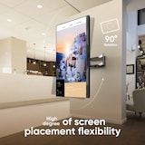 thumbnail of ONKRON TV Wandhalterung 42"-110", 100 kg max, VESA 800x600, Schwenkbar, Neigbar, Drehbar, M8L Schwarz