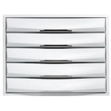 thumbnail of Exacompta 222040D 1x THE BOX, ladenbox met 5 gesloten laden voor DIN A4+ documenten, lichtgrijs
