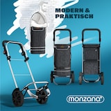 thumbnail of Monzana Einkaufstrolley bis 50kg klappbar 600D Oxford 56 L