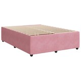 thumbnail of vidaXL Boxspringbett mit Matratze Rosa 140x200 cm Samt