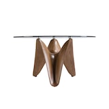 thumbnail of Angel Cerdá  Eettafel rond gehard glas 1126C Ø140 x 75