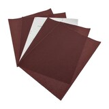 thumbnail of 20er Set Schleifpapier Bogen Aluminiumoxid C-Papier 230x280mm, Rot, Körnung P100 P120 P150 P180 für Holz und Metall
