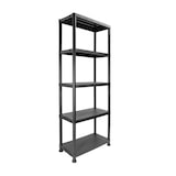 thumbnail of Estantería de Resina 5 Baldas Negra XL - 171x61x31 cm - Capacidad 125kg - Estructura de Plástico Alta Resistencia para Almacén y Garaje