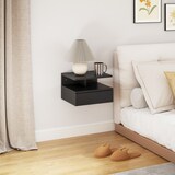 thumbnail of HOMCOM Comodino Sospeso Moderno per Camera da Letto, Nero