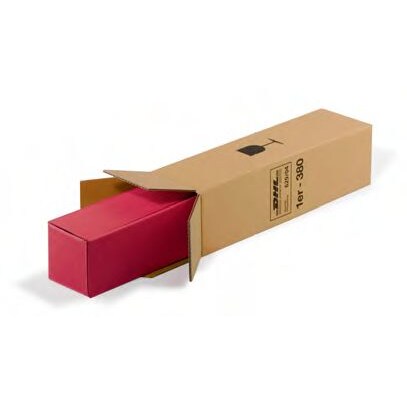 Versandkarton, 115x110x410mm, Qual. 2.30BC, braun, postgeprüft, passend für 1er Karton, 50 Kartons