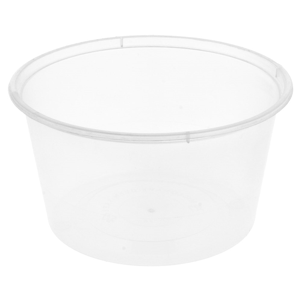 Terrinas Injetadas Apto P/ Microondas 475 Ml Ø 11,5X6,5 Cm Transparente Pp (500 Unidades)