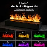 thumbnail of Lareira elétrica 3D a vapor de água com queimador incorporado L 120 DFVAPO100