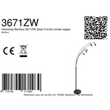 thumbnail of Steinhauer Stehleuchte 5-fl. "Bambus" 3671ZW Schwarz + Bambus