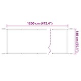 thumbnail of vidaXL Senkrechtmarkise Blau 140x1200 cm Oxford-Gewebe