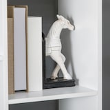 thumbnail of HOMCOM Estante de Madeira Estante para Livros com 1 Gaveta e 9 Compartimentos de Armazenamento 60x26x158cm Branco