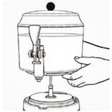 thumbnail of Cioccolatiera 5 litri con vasca estraibile e termostato regolabile. BRAS modello SCIROCCO 5 nero