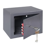 thumbnail of HMF 49216-11 Tresor mit Schlüssel, Möbeltresor klein, 23 x 17 x 17 cm, Anthrazit