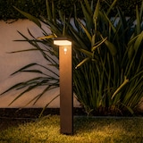 thumbnail of Lumisky Potelet solaire CENOVA TALL Gris H50cm 600LM Aluminium Noir