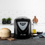 thumbnail of PRINCESS Panificadora con 15 programas, 3 ajustes de tostado, Panel de control digital, Pantalla LCD, Recubrimiento antiadherente, 600 W, Negra