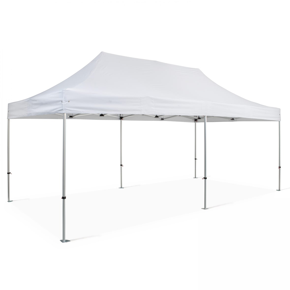 Tente pliante en alu 3x6 m blanc - Oviala