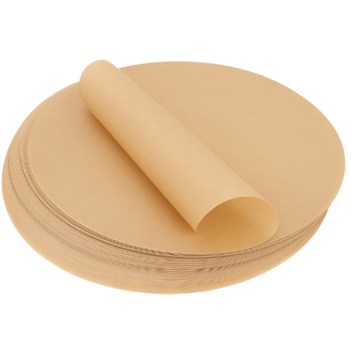 MANK Backpapier antihaft Pergamentpapier Zuschnitte, hitzebeständig, rund Ø 30cm, 100 Stück