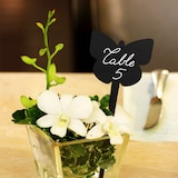 thumbnail of Securit® Silhouette Schmetterling Tafelanhänger – schwarz – inkl. Kreidemarker – Set von 5